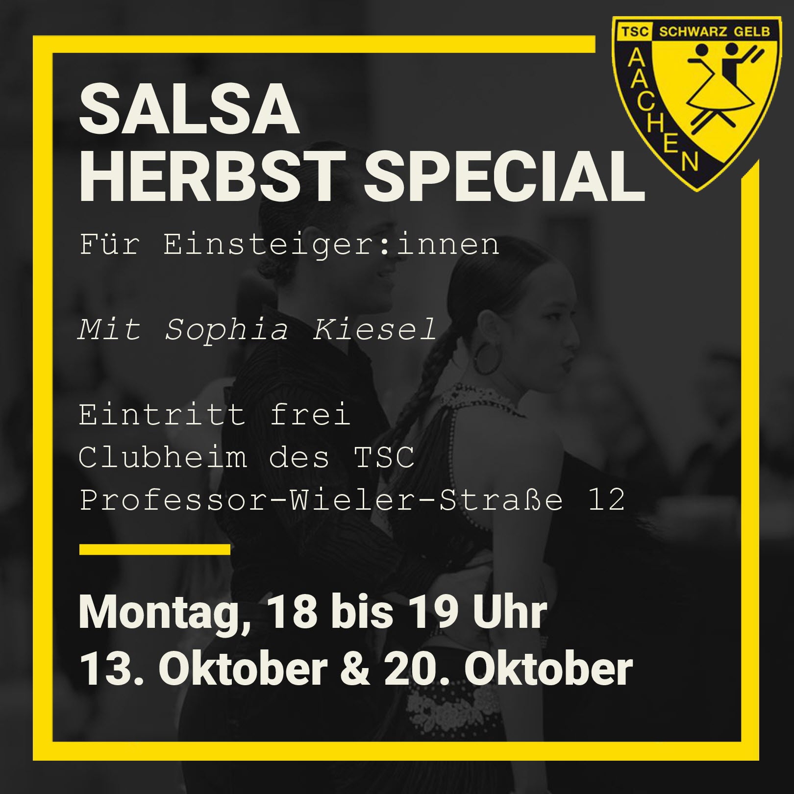 Salsa-Abend beim TSC Schwarz-Gelb Aachen