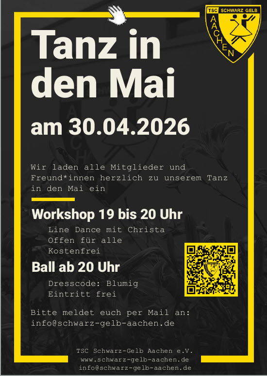 Tanz in den Mai 2026 - TSC Schwarz-Gelb Aachen