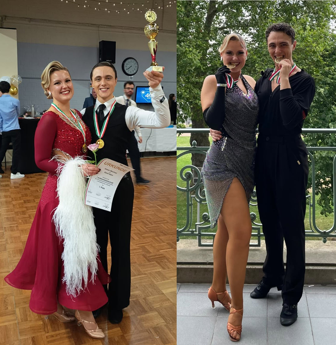 Aileen Wechner & Danil Hahn auf dem Tanzparkett