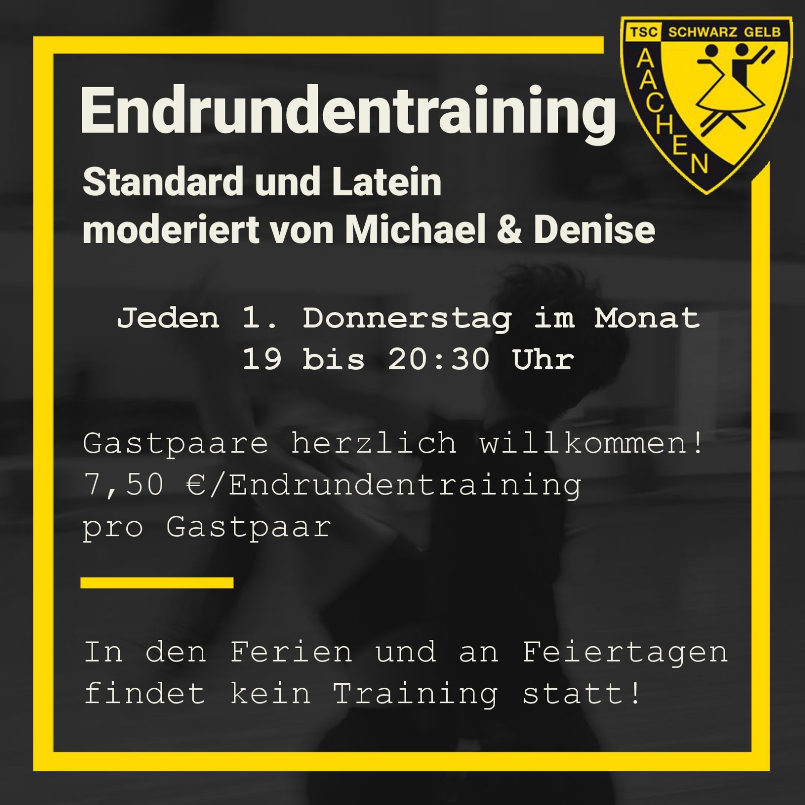 Endrundentraining – Ankündigung